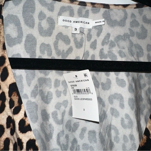 NWT Good Touch Wrap Leopard Top - 3 (L) - Picture 4 of 7